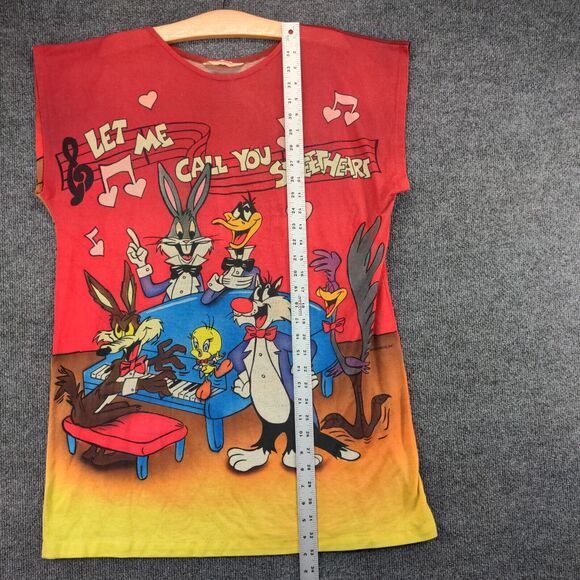 Vintage Jodie Arden Looney Tunes Sweetheart Sleep Shirt Womens XXL Multi - Picture 12 of 14